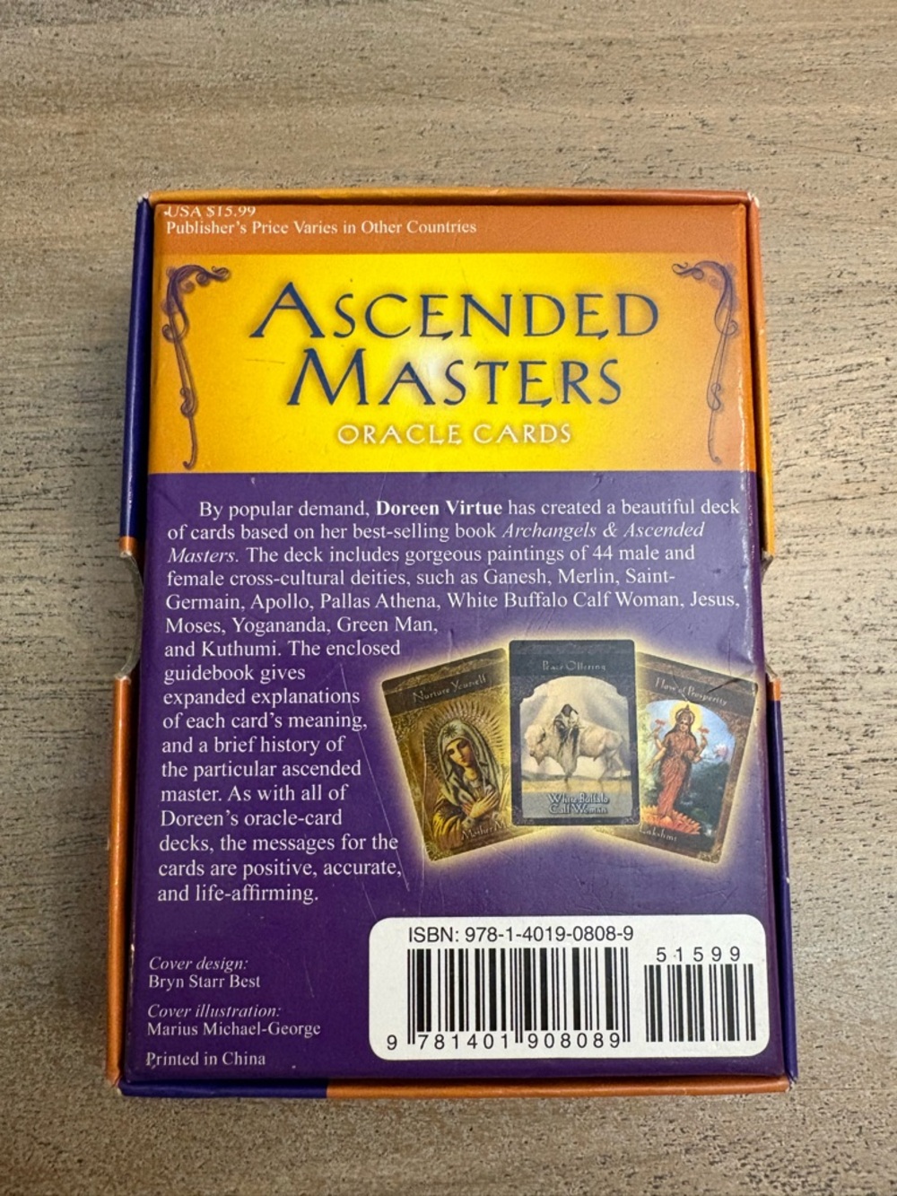 Doreen Virtue Ascended Masters Oracle Cards 44-Card Deck & Guidebook OOP Vtg - Picture 2 of 5